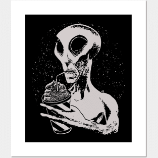 Alien Drink Juice Posters and Art